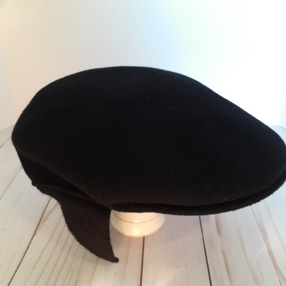 Kangol Accessories Kangol 52 Wool Earflap Hat Black Size Xlxxl